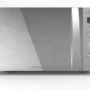 Cecotec Microondas ProClean 3010. 700 W, 20 L de capacidad, Revestimiento Ready2Clean, Tecnología 3DWave, Modo Descongelación, 6 Niveles de Potencia, Temporizador 30 mins