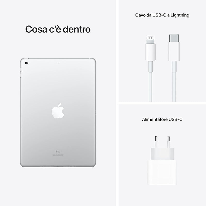 Apple 2021 iPad (de 10,2 Pulgadas con Wi-Fi, 64 GB) - Plata (9.ª generación)