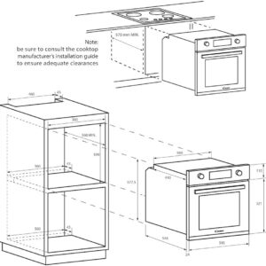 Candy Horno-INDP FIDCPX200 INOX ESTATICO A