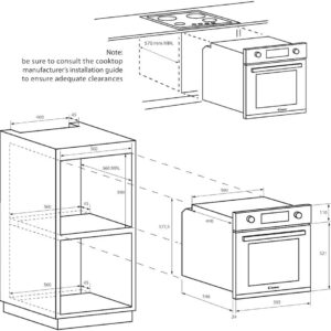 Candy Horno-INDP FIDCPX200 INOX ESTATICO A