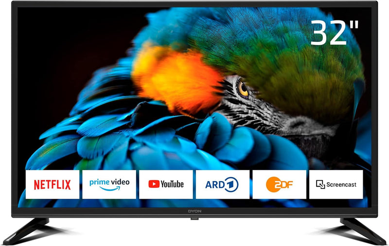 DYON Smart 32 XT 80 cm (32 pulgadas) TV (HD Smart TV, HD Triple Sintonizador), Prime Video, Netflix, YouTube