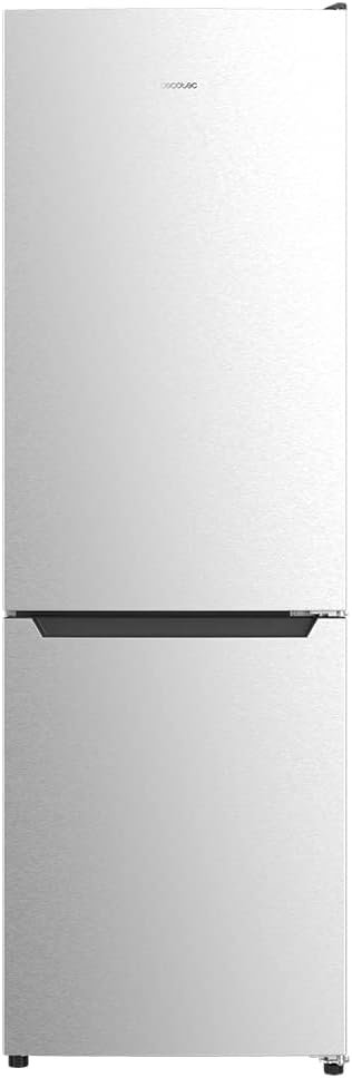 Cecotec Frigorífico Combi 2 Puertas Bolero CoolMarket Combi 250 Inox D. 250 L, Altura 181 cm y 55 cm de Ancho, Bajo Consumo, Sistema Multi Air Flow, Total No frost y 2 Cajones